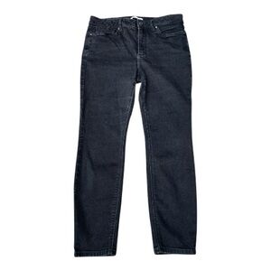 LC Lauren Conrad Womens High Rise Black 5 Pocket Skinny Jeans Size 14